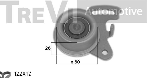 Trevi Automotive KD1503 - Kit cinghie dentate autozon.pro