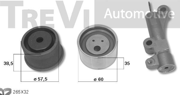 Trevi Automotive KD1516 - Kit cinghie dentate autozon.pro