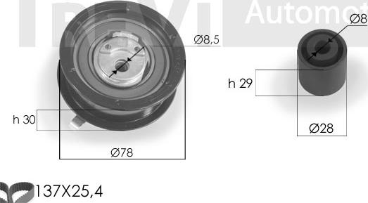 Trevi Automotive KD1097 - Kit cinghie dentate autozon.pro