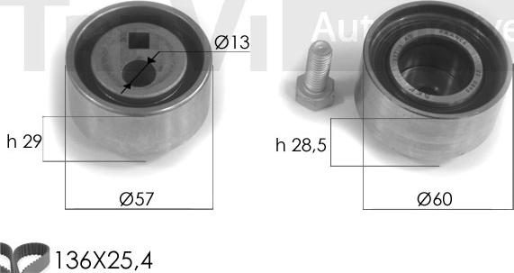 Trevi Automotive KD1069 - Kit cinghie dentate autozon.pro