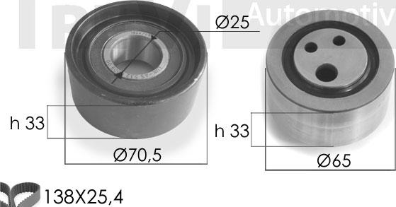 Trevi Automotive KD1065 - Kit cinghie dentate autozon.pro