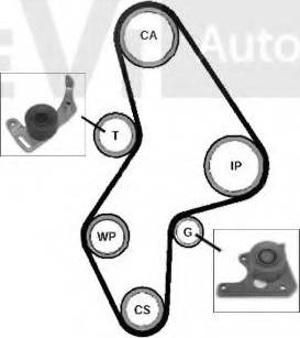 Trevi Automotive KD1004 - Kit cinghie dentate autozon.pro