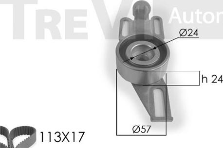 Trevi Automotive KD1005 - Kit cinghie dentate autozon.pro