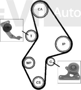 Trevi Automotive KD1003 - Kit cinghie dentate autozon.pro