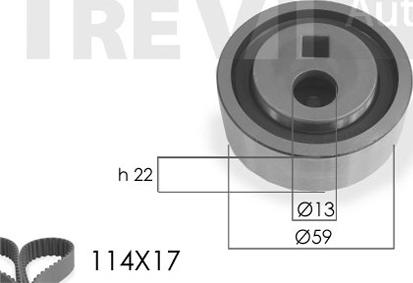 Trevi Automotive KD1019 - Kit cinghie dentate autozon.pro