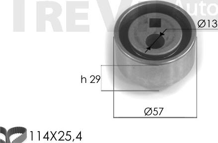 Trevi Automotive KD1087 - Kit cinghie dentate autozon.pro