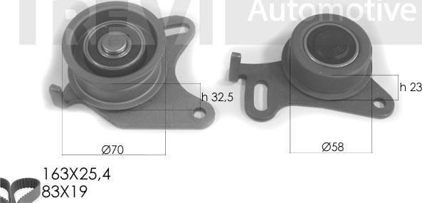 Trevi Automotive KD1190 - Kit cinghie dentate autozon.pro