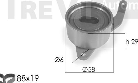 Trevi Automotive KD1135 - Kit cinghie dentate autozon.pro