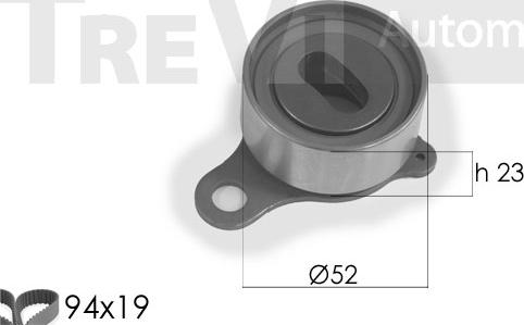 Trevi Automotive KD1136 - Kit cinghie dentate autozon.pro