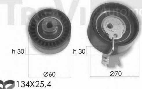 Trevi Automotive KD1364 - Kit cinghie dentate autozon.pro