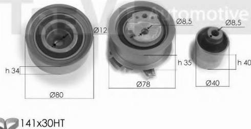 Trevi Automotive KD1314 - Kit cinghie dentate autozon.pro