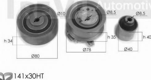 Trevi Automotive KD1313 - Kit cinghie dentate autozon.pro