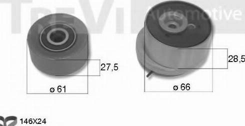 Trevi Automotive KD1382 - Kit cinghie dentate autozon.pro