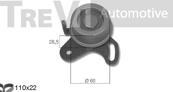 Trevi Automotive KD1371 - Kit cinghie dentate autozon.pro