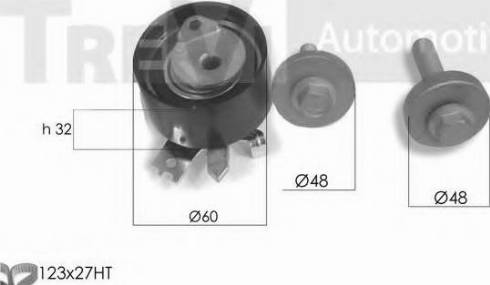 Trevi Automotive KD1243 - Kit cinghie dentate autozon.pro