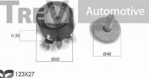 Trevi Automotive KD1242 - Kit cinghie dentate autozon.pro