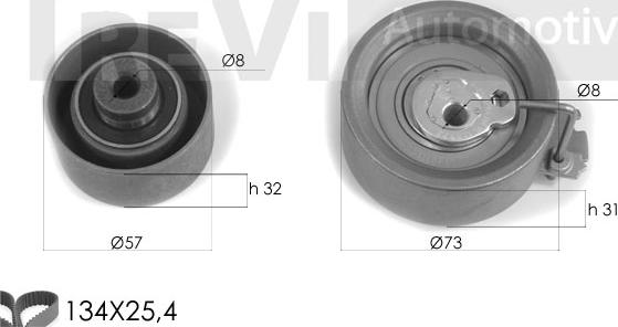 Trevi Automotive KD1258 - Kit cinghie dentate autozon.pro