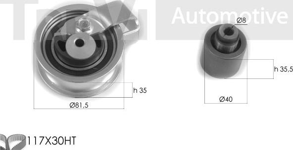 Trevi Automotive KD1261 - Kit cinghie dentate autozon.pro