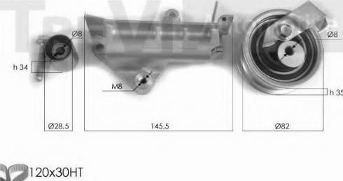 Trevi Automotive KD1267 - Kit cinghie dentate autozon.pro