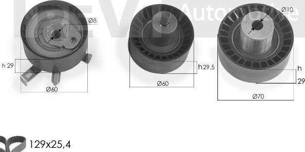 Trevi Automotive KD1281 - Kit cinghie dentate autozon.pro