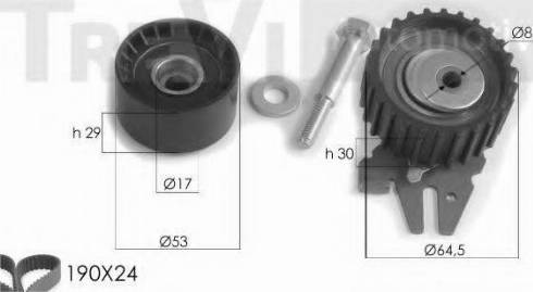 Trevi Automotive KD1230 - Kit cinghie dentate autozon.pro