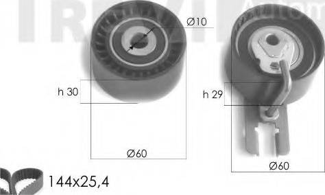 Trevi Automotive KD1227 - Kit cinghie dentate autozon.pro