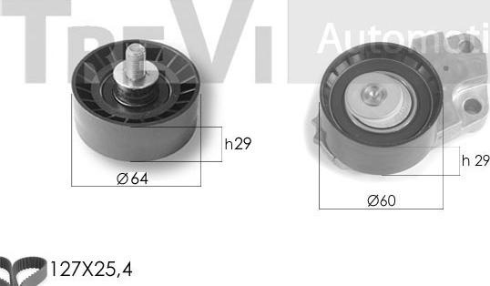 Trevi Automotive KD1279 - Kit cinghie dentate autozon.pro