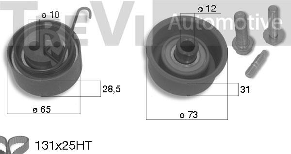 Trevi Automotive KD1270 - Kit cinghie dentate autozon.pro