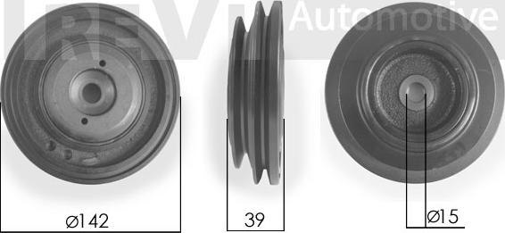 Trevi Automotive PC1083 - Puleggia cinghia, Albero a gomiti autozon.pro