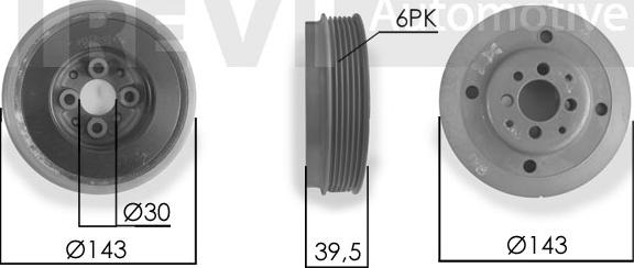 Trevi Automotive PC1037 - Puleggia cinghia, Albero a gomiti autozon.pro