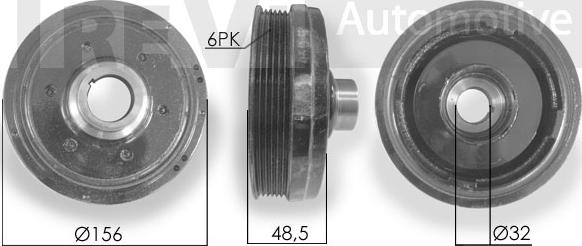 Trevi Automotive PC1164 - Puleggia cinghia, Albero a gomiti autozon.pro