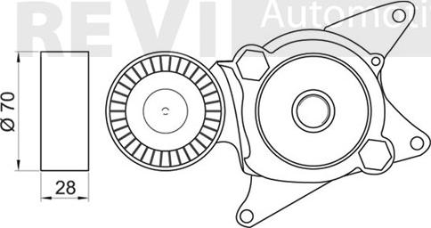 Trevi Automotive TA1976 - Tendicinghia, Cinghia Poly-V autozon.pro