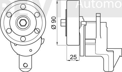 Trevi Automotive TA1973 - Tendicinghia, Cinghia Poly-V autozon.pro