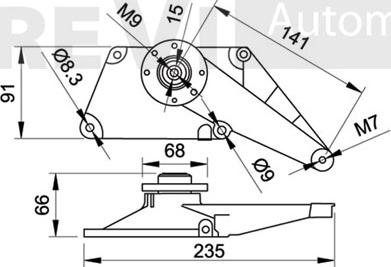 Trevi Automotive TA1476 - Tendicinghia, Cinghia Poly-V autozon.pro