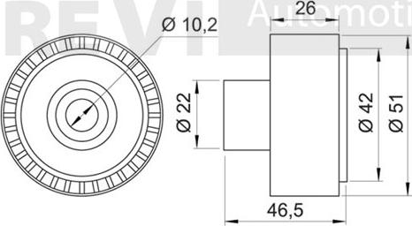 Trevi Automotive TA1597 - Galoppino / Guidacinghia, Cinghia Poly-V autozon.pro