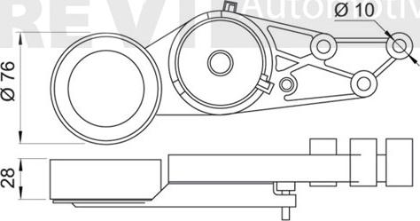 Trevi Automotive TA1553 - Tendicinghia, Cinghia Poly-V autozon.pro