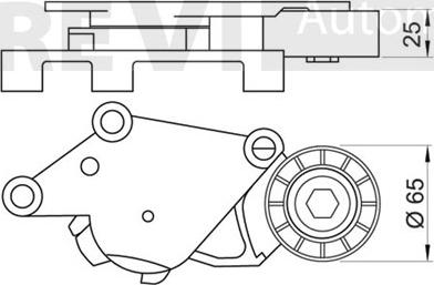 Trevi Automotive TA1560 - Tendicinghia, Cinghia Poly-V autozon.pro