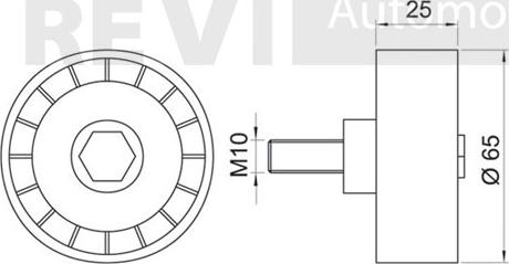 Trevi Automotive TA1509 - Galoppino / Guidacinghia, Cinghia Poly-V autozon.pro