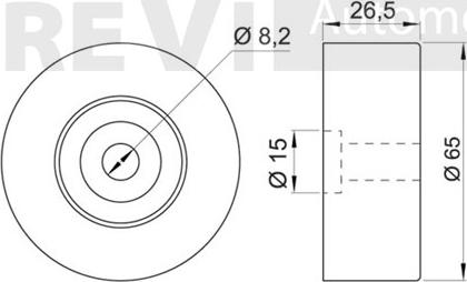 Trevi Automotive TA1539 - Galoppino / Guidacinghia, Cinghia Poly-V autozon.pro