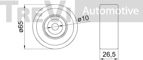 Trevi Automotive TA1649 - Galoppino / Guidacinghia, Cinghia Poly-V autozon.pro