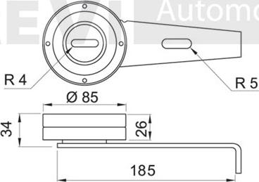 Trevi Automotive TA1056 - Galoppino / Guidacinghia, Cinghia Poly-V autozon.pro