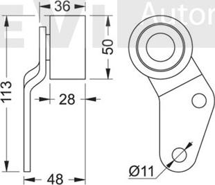 Trevi Automotive TA1019 - Galoppino / Guidacinghia, Cinghia Poly-V autozon.pro