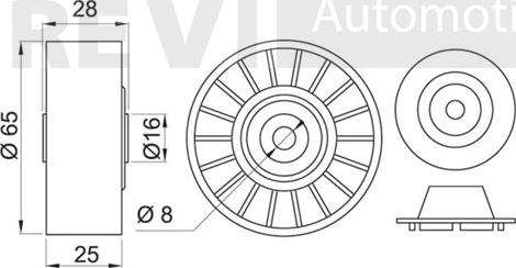 Trevi Automotive TA1011 - Galoppino / Guidacinghia, Cinghia Poly-V autozon.pro