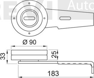 Trevi Automotive TA1087 - Galoppino / Guidacinghia, Cinghia Poly-V autozon.pro