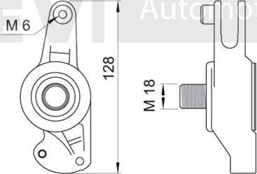 Trevi Automotive TA1079 - Tendicinghia, Cinghia Poly-V autozon.pro