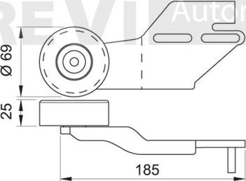 Trevi Automotive TA1122 - Galoppino / Guidacinghia, Cinghia Poly-V autozon.pro