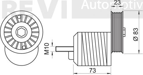 Trevi Automotive TA1178 - Tendicinghia, Cinghia Poly-V autozon.pro