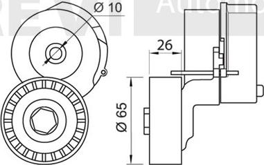 Trevi Automotive TA1877 - Tendicinghia, Cinghia Poly-V autozon.pro