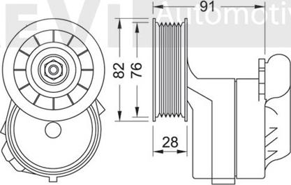 Trevi Automotive TA1366 - Tendicinghia, Cinghia Poly-V autozon.pro