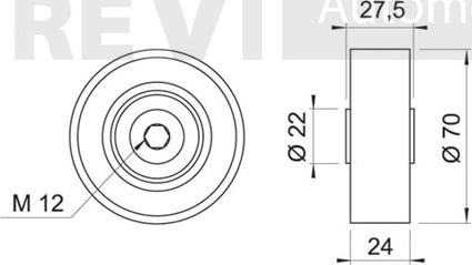 Trevi Automotive TA1255 - Galoppino / Guidacinghia, Cinghia Poly-V autozon.pro